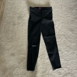 Black Spanx jeans